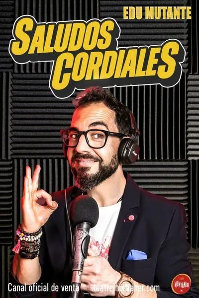 Cartel de Saludos cordiales