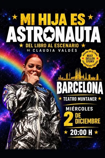 Cartel de Mi hija astronauta
