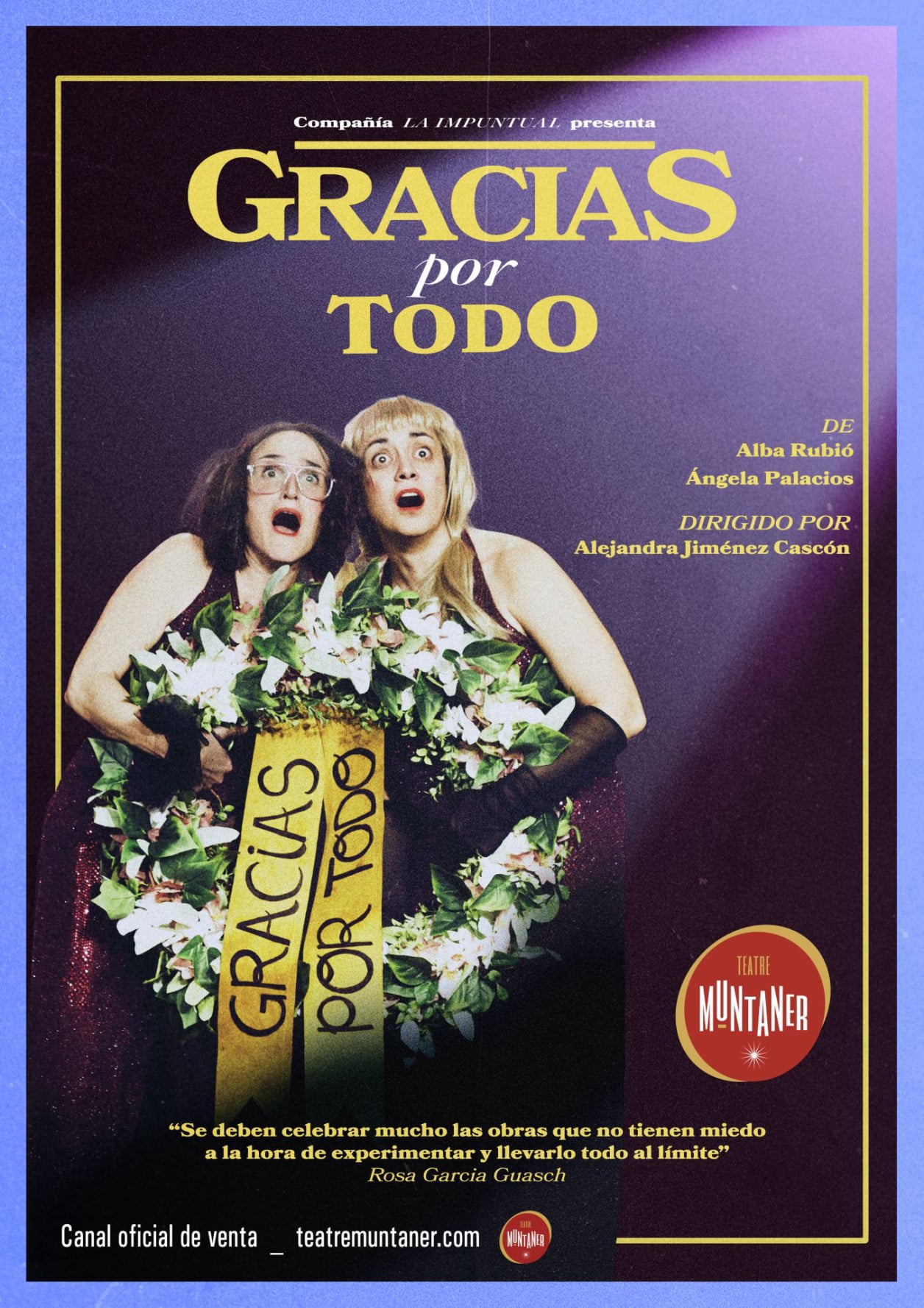 Gracias Por Todo Teatre Muntaner